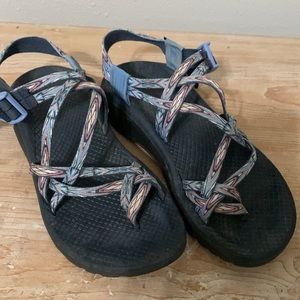 Chacos w/ double straps. Size 8. Great condition!